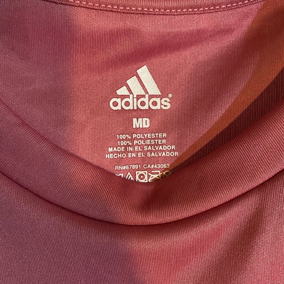 Adidas Pink Logo Top - Picture 4 of 4